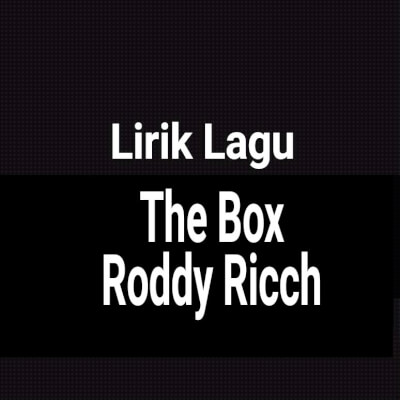 Roddy ricch the box