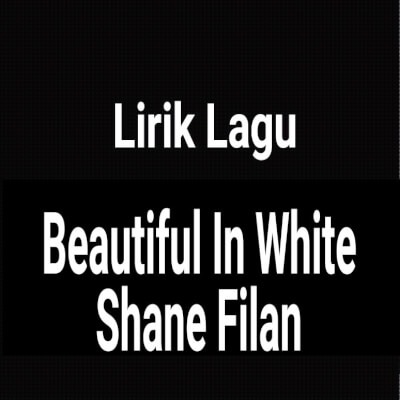 Shane filan beautiful in white